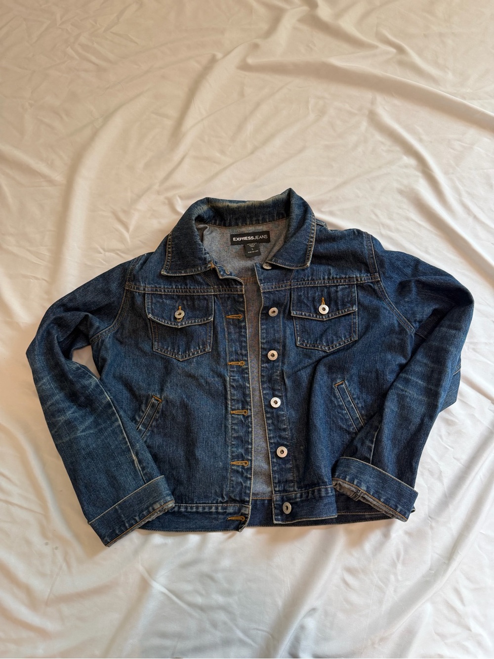 Express Kids Dark Blue Denim Jacket